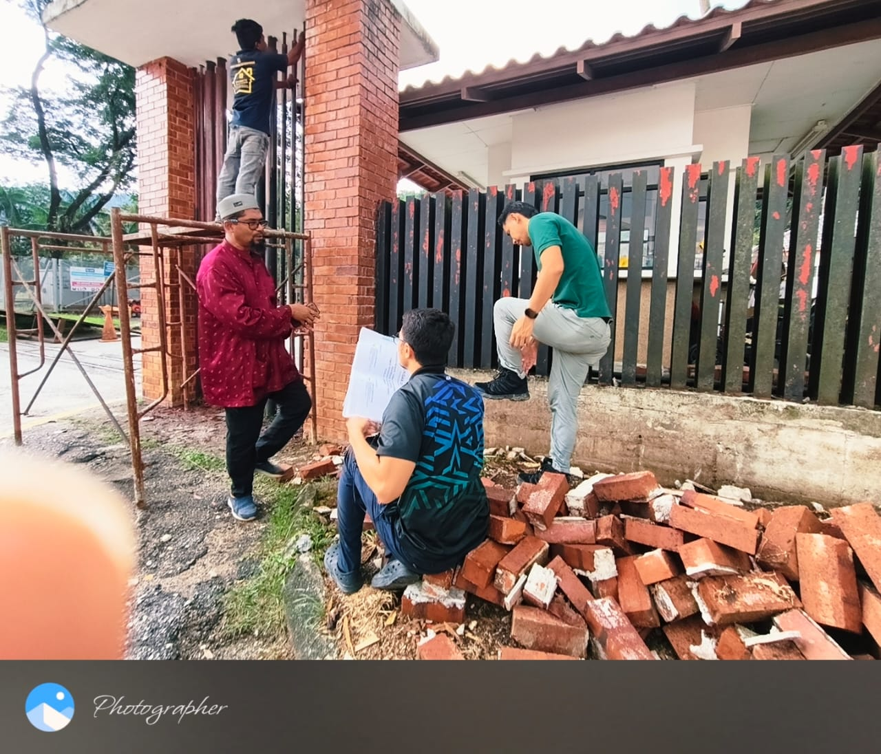Pemeriksaan Tapak Projek Pagar Bukit Kiara