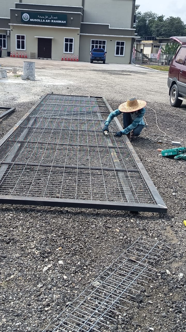 Fabrikasi Pintu Pagar Besi Musolla Ar-Rahman